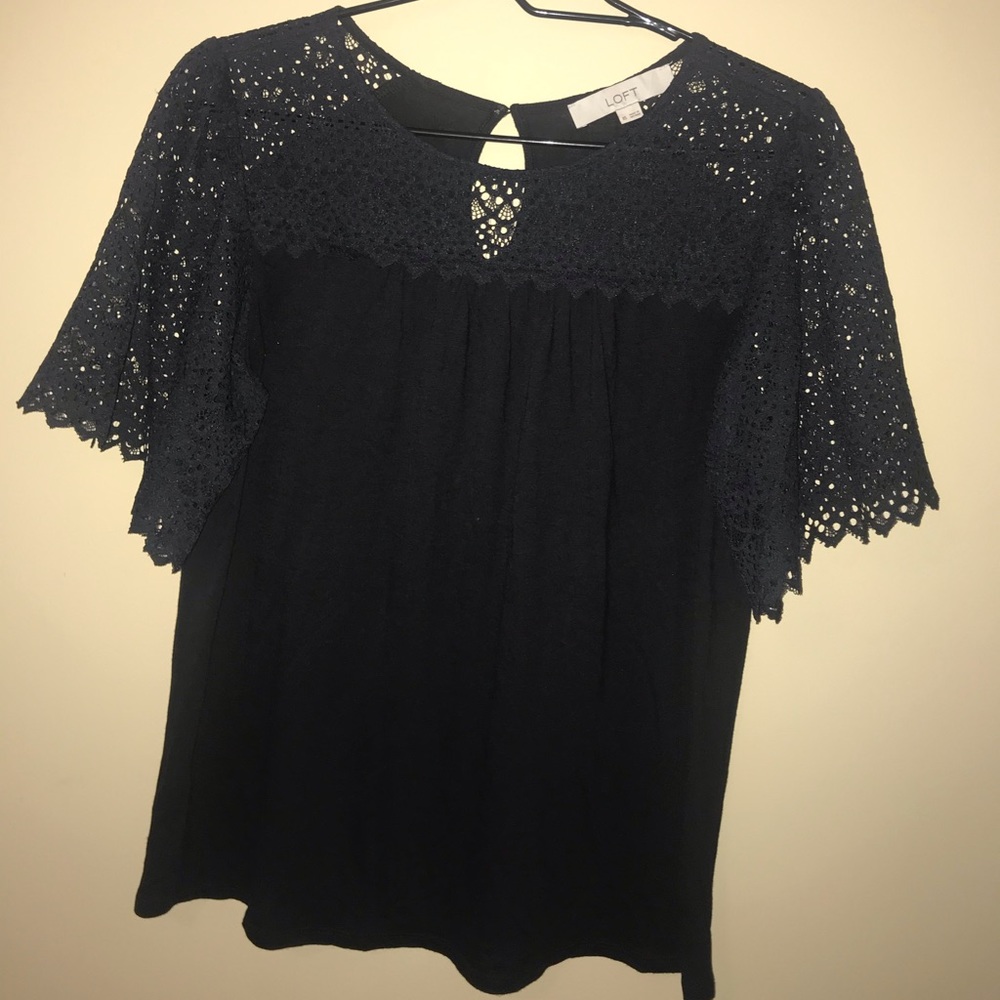 Lace Sleeve Top